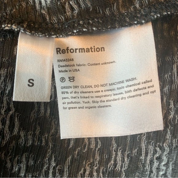 Reformation Kenmare knit dress in Lechat - Picture 6 of 6